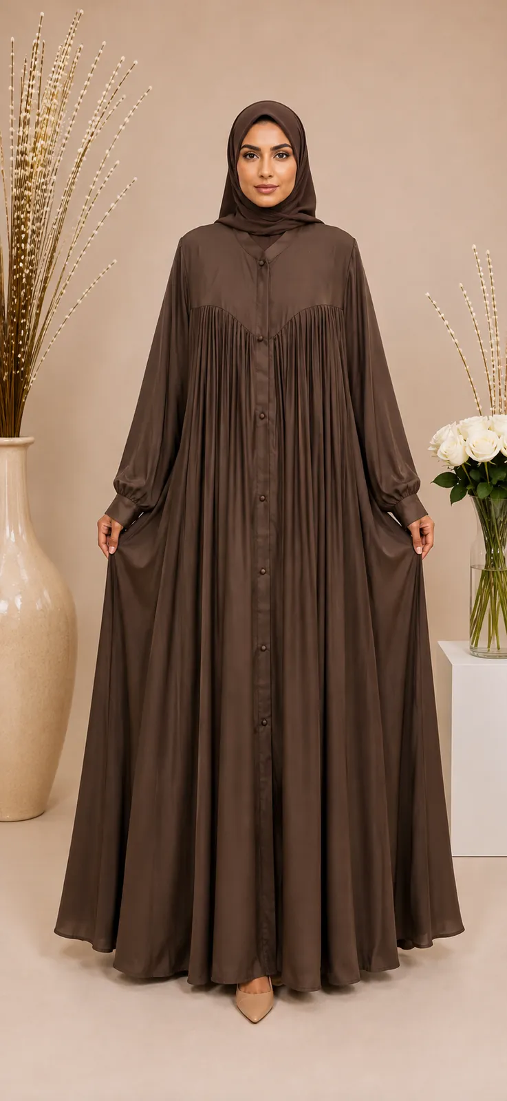 Chest Chunnat Abaya