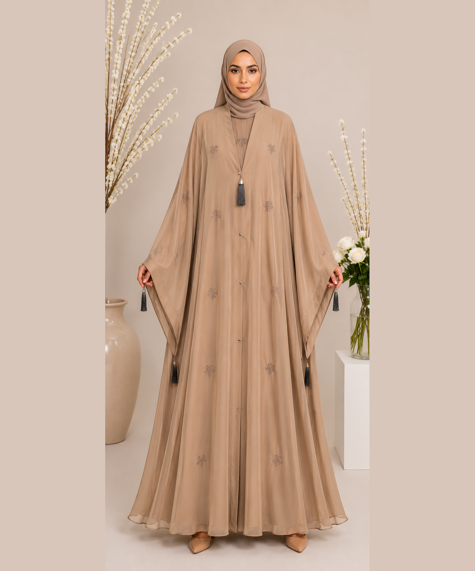 Stuff Nida Fabric - Full Flair 220 - Sand Beige